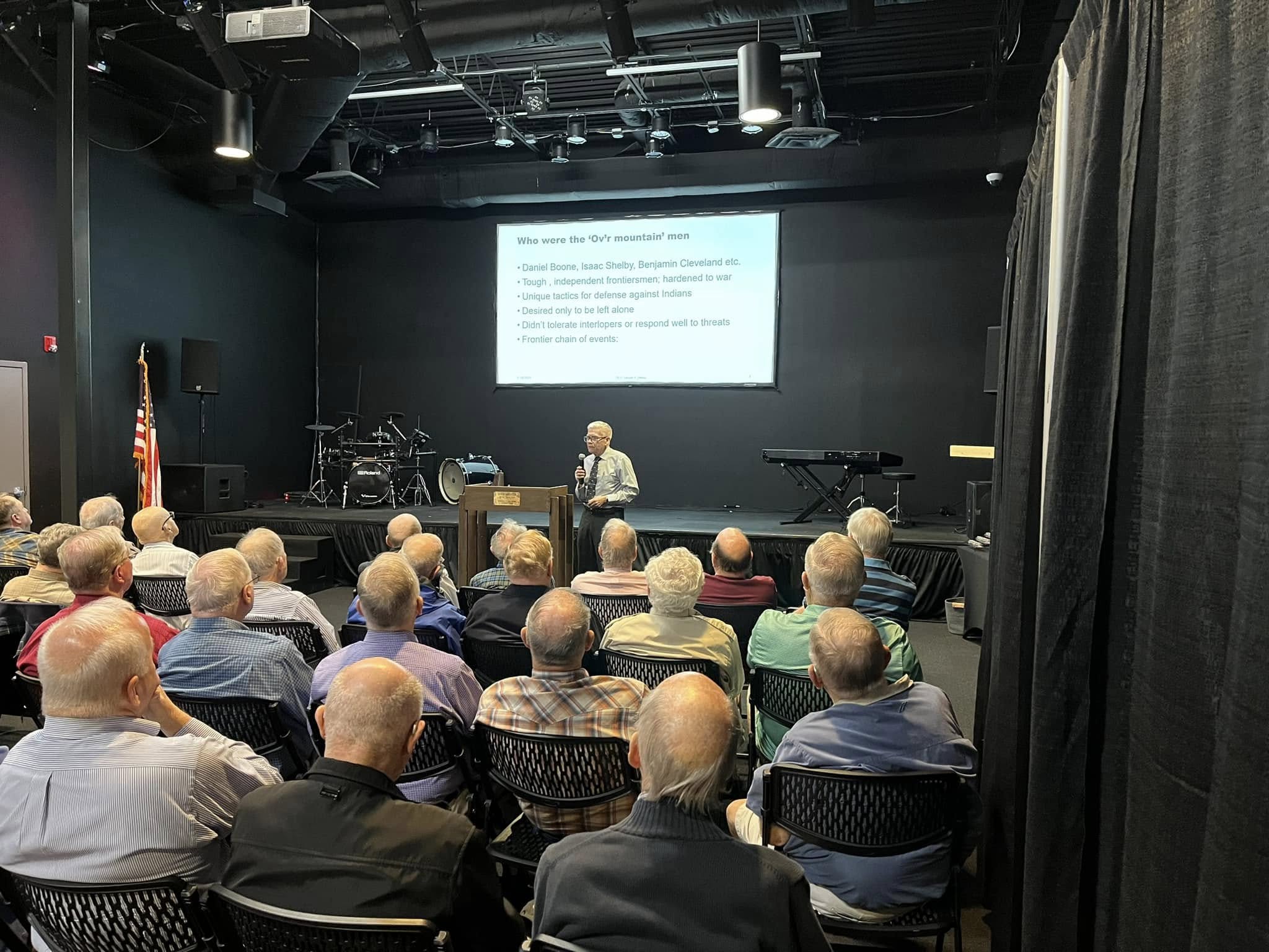 Enjoying the morning program